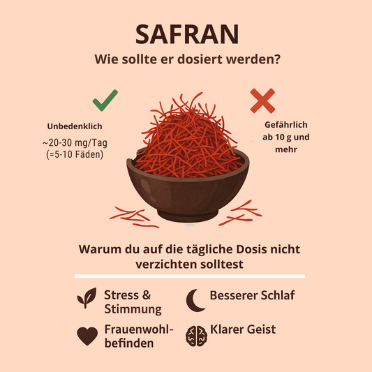 Safran – Ab wann ist er giftig und warum man trotzdem keine Angst haben muss