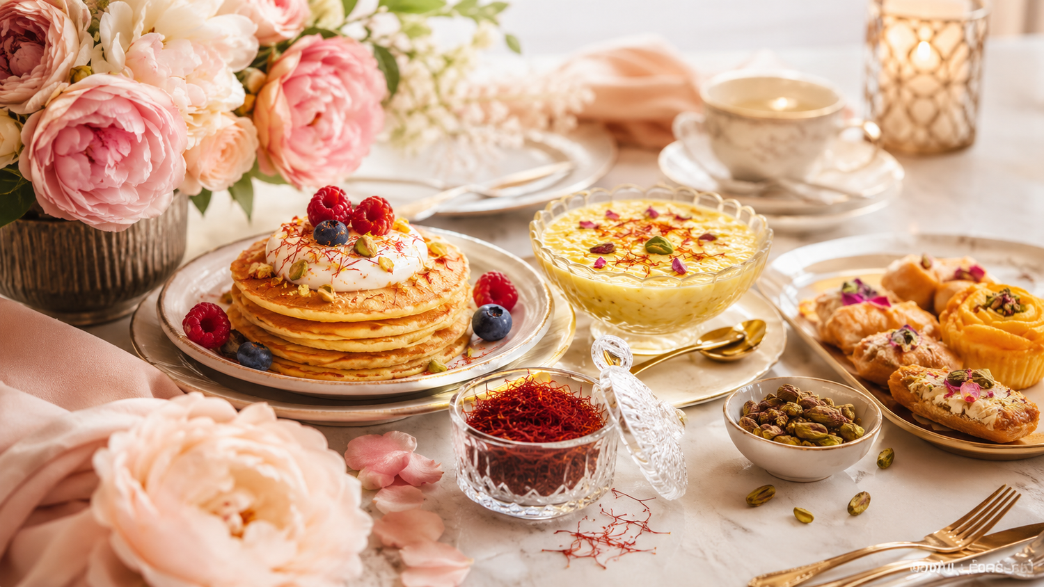 kleine Rezeptideen für stilvolle Safran-Häppchen am Muttertag
