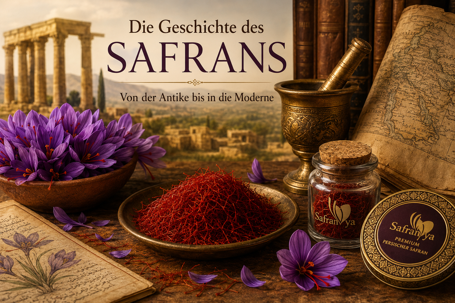 Die Geschichte des Safrans: Ursprung, Bedeutung und moderne Forschung