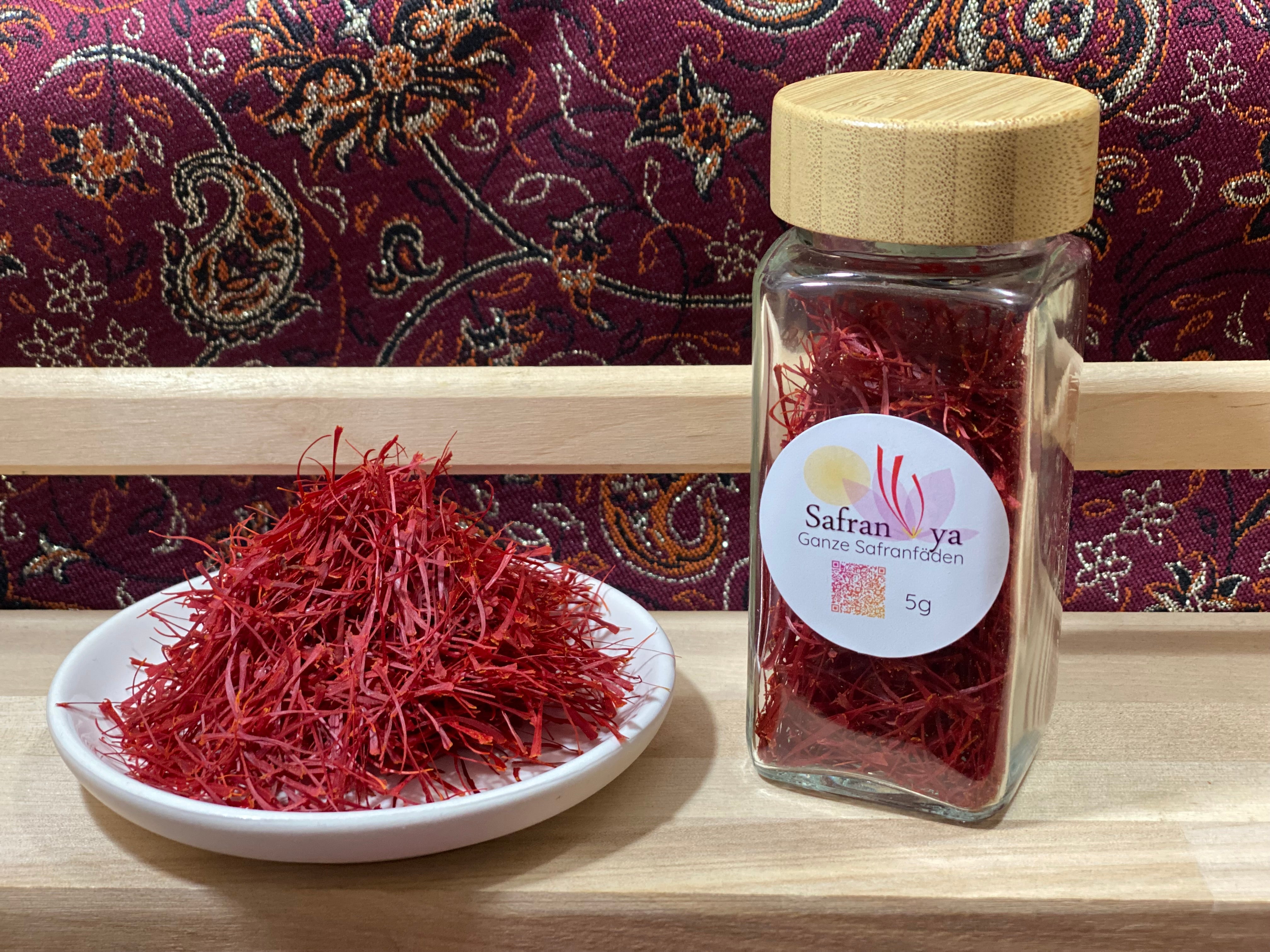 5g persische Safranfäden im Glas, Premium Qualität – Safranya UG ... 5g persische Safranfäden im Glas, Premium Qualität – Safranya UG ...