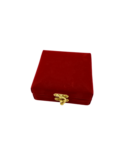 Edle Geschenkbox (roter Samt): Super Negin Safran (1g) + Mörser